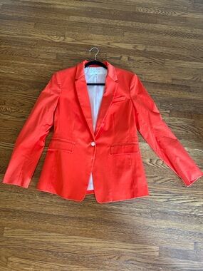 rag & bone Bright Orange Single-Button Blazer